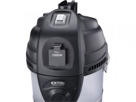 EXTOL PREMIUM dílenský vysavač 1400W,30l, oklep filtru