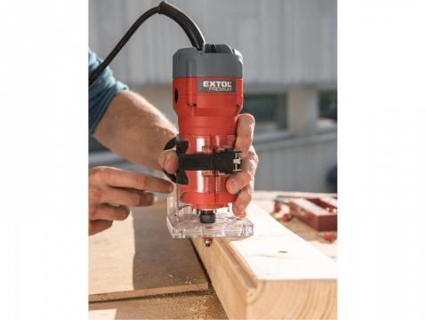 EXTOL PREMIUM Frézka ohraňovací 500W