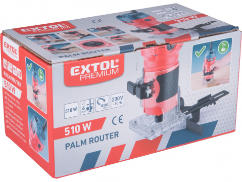 EXTOL PREMIUM Frézka ohraňovací 500W