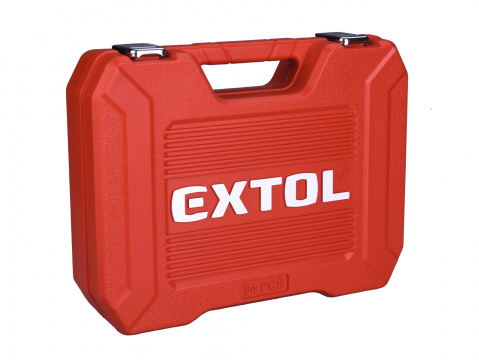 EXTOL PREMIUM Gola sada Extol 94 dílů 1/4" 1/2"