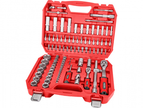 EXTOL PREMIUM Gola sada Extol 94 dílů 1/4" 1/2"