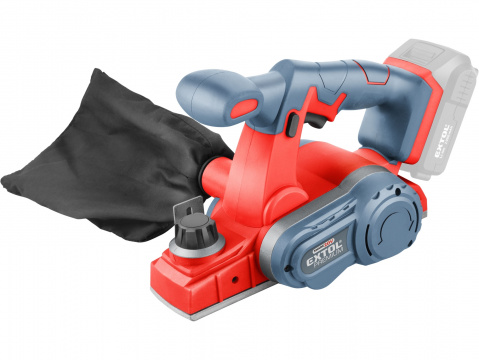 EXTOL PREMIUM hoblík aku SHARE20V, 20V Li-ion, bez baterie a nabíječky 8891831