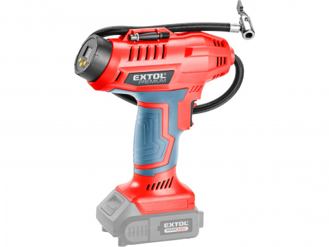 EXTOL PREMIUM kompresor domácí aku SHARE20V, 20V Li-ion, bez baterie a nabíječky 8891875