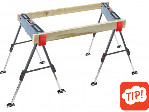 EXTOL PREMIUM koza stavební skládací 1kus, nosnost 550kg, výška 60-85cm 8859999