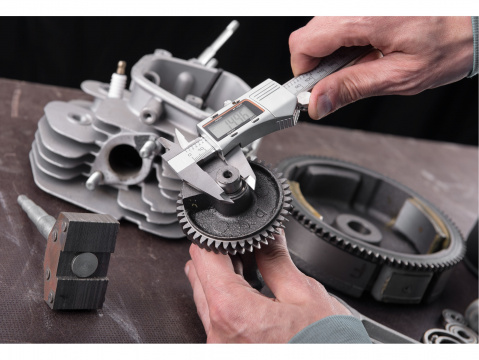 EXTOL PREMIUM měřítko posuvné digitální nerez , 0-150mm, podsvícení displeje