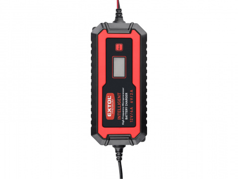 EXTOL PREMIUM Nabíječka baterií, autonabíječka řízená mikroprocesorem, 12V/6V, 4A 8897302