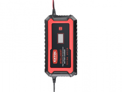 EXTOL PREMIUM Nabíječka baterií, autonabíječka řízená mikroprocesorem, 12V/6V, 8A 8897303
