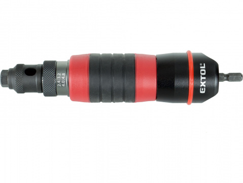 EXTOL PREMIUM nástavec nýtovací na vrtačku, pro trhací nýty 2,4-4,8mm, CrMo 8813752