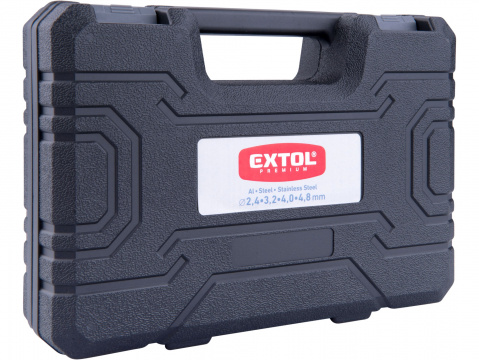 EXTOL PREMIUM nástavec nýtovací na vrtačku, pro trhací nýty 2,4-4,8mm, CrMo 8813752