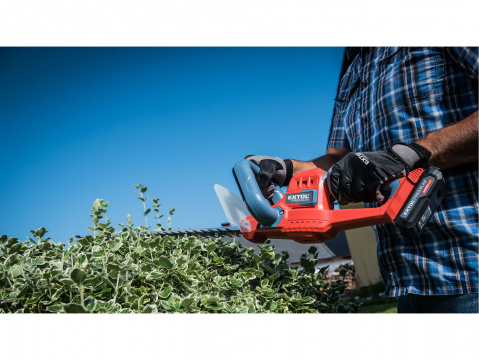 EXTOL PREMIUM nůžky na živé ploty aku, GARDEN20V, 20V Li-ion, bez baterie a nabíječky