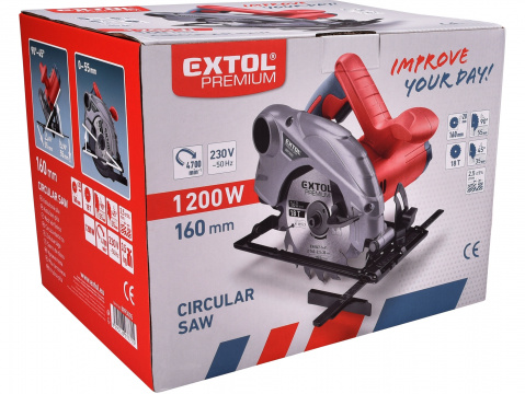 EXTOL PREMIUM pila kotoučová, 160mm, 1200W  8893005