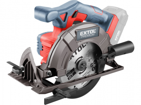 EXTOL PREMIUM pila kotoučová aku SHARE20V, 165mm, 20V Li-ion, bez baterie