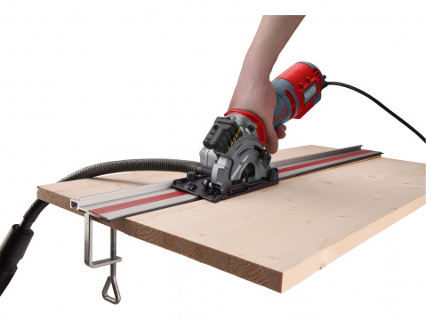 EXTOL PREMIUM pila kotoučová/řezačka s laserem, zanořovací, 89mm, 705W 8893023