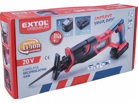 EXTOL PREMIUM pila ocaska aku SHARE20V, 20V Li-ion, 2000mAh 8891820