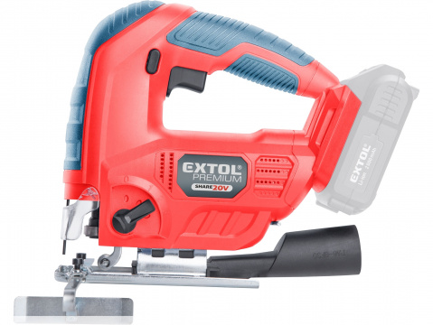 EXTOL PREMIUM pila přímočará aku SHARE20V, 20V Li-ion, bez baterie a nabíječky 8891825