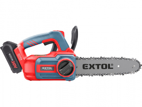 EXTOL PREMIUM pila řetězová aku SHARE20V, BRUSHLESS, 30cm, 2Ah 8891920