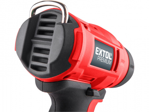 EXTOL PREMIUM pistole horkovzdušná aku SHARE20V, 550°C, 20V Li-ion, 2000mAh 8891866