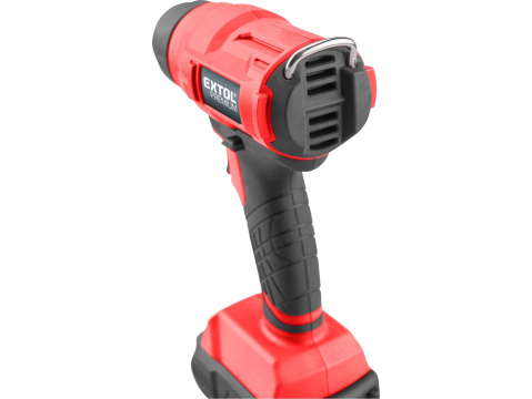 EXTOL PREMIUM pistole horkovzdušná aku SHARE20V, 550°C, 20V Li-ion, 2000mAh 8891866