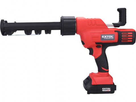 EXTOL PREMIUM pistole vytlačovací, vaničková aku SHARE20V, 20V Li-ion, 2000mAh 8891864