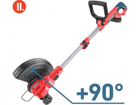 EXTOL PREMIUM sekačka strunová aku, SHARE20V, 30cm, 2Ah 8891900