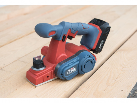 EXTOL PREMIUM SHARE20 Aku hoblík 60mm 20V, 2000 Ah