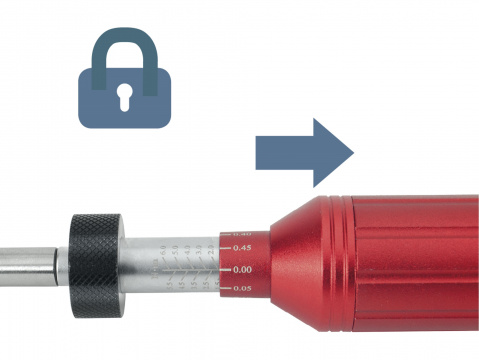 EXTOL PREMIUM šroubovák momentový na bity1/4", 1-6Nm 8825301