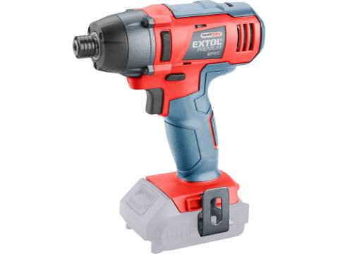 EXTOL PREMIUM utahovák rázový 1/4" aku SHARE20V, 20V Li-ion, bez baterie a nabíječky