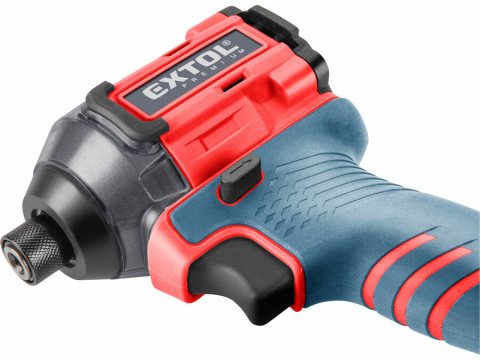 EXTOL PREMIUM utahovák rázový 1/4" aku SHARE20V, 230Nm, 20V Li-ion bez baterie a nabíječky
