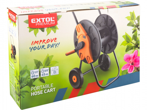 EXTOL PREMIUM vozík na hadici, 1/2" x 60m 8876482