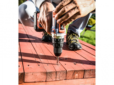 EXTOL PREMIUM vrtací šroubovák aku s příklepem SHARE20V, 20V Li-ion, 2x 2000mAh 8891804