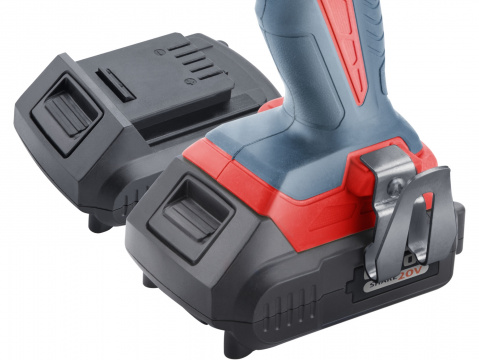 EXTOL PREMIUM vrtací šroubovák aku s příklepem SHARE20V, 20V Li-ion, 2x 2000mAh 8891804