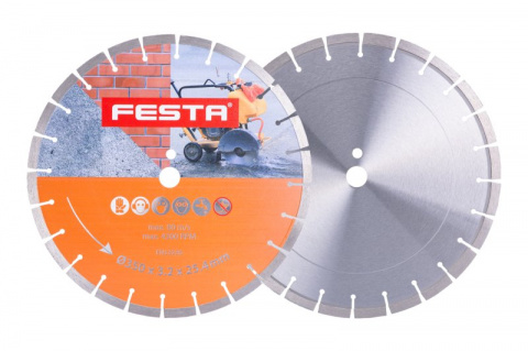 FESTA Kotouč diamantový segmentový 350x3.5x25.4mm, Asfalt + beton, segment 10mm