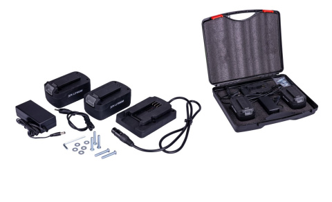 FESTA Sada baterii a nabíječky pro strunové řezačky polystyrenu 37V / 2x2200mAh