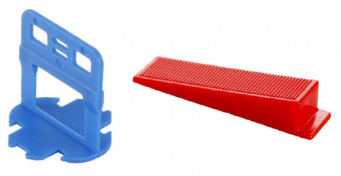 FESTA NIVELYS Set pro pokládání dlaždic, nivelační sada spony 1mm 400ks, klíny 200ks box