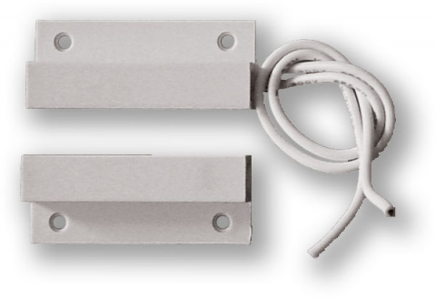 FM-102.3 - povrchový, samolepící - 2vodič, bílý, kabel 3 metry