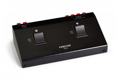Fonestar CB-2 - Rozbočovač s přepínačem pro 2 páry stereo reproduktorů