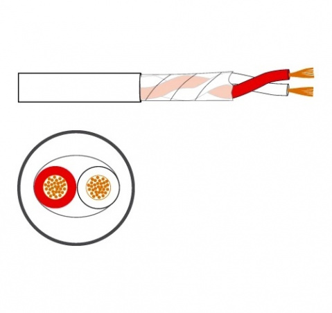 Fonestar CI-16 - reproduktorový kabel 2 x 2,5 mm, délka 100 m