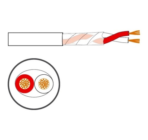 Fonestar CI-16 - reproduktorový kabel 2 x 1,5 mm², návin cívky 100 m