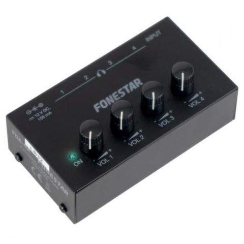 Fonestar FDA-4A - Sluchátkový zesilovač (rozbočovač na 4 výstupy)