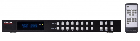 Fonestar FO-22MX88 - Univerzální maticový přepínač 8 x 8 HDMI, UHD 4K @ 60 Hz