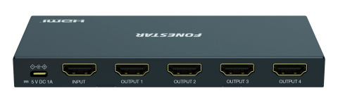 Fonestar FO-22S4ED - 4K HDMI rozbočovač 1 vstup na 4 výstupy, 18 Gbps
