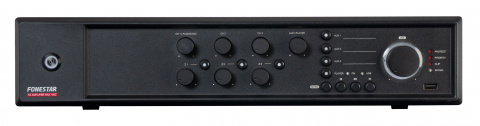 Fonestar MAX-120Z - 100 V PA zesilovač, 120 W, 3 zóny