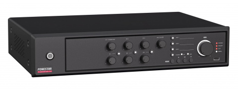 Fonestar MAX-120Z - 100 V PA zesilovač, 120 W, 3 zóny