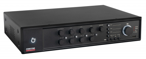Fonestar MAX-240Z - 100 V PA zesilovač, 240 W, 4 zóny