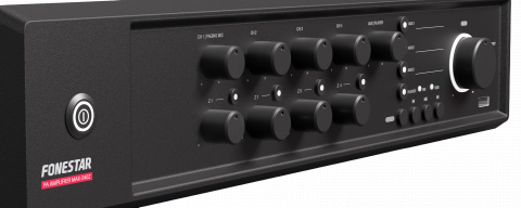 Fonestar MAX-240Z - 100 V PA zesilovač, 240 W, 4 zóny