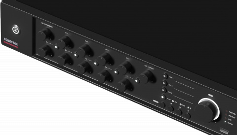 Fonestar MAX-600Z - 100 V PA zesilovač, 600 W, 5 zón