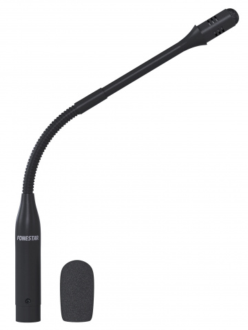Fonestar MICFLEX-C32 - Kondenzátorový mikrofon na husím krku, 32 cm