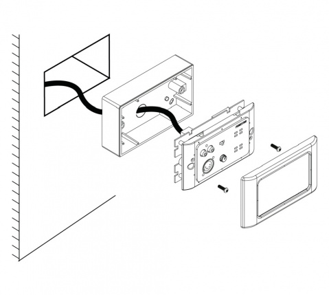 Fonestar MPX-410ES - Ovládání audio vstupu / výstupu pro matici MPX-4088