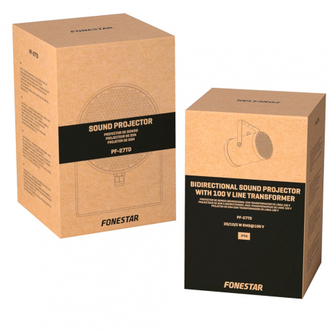 Fonestar PF-27TD - Obousměrný 100 V zvukový projektor, 20 W, IP55
