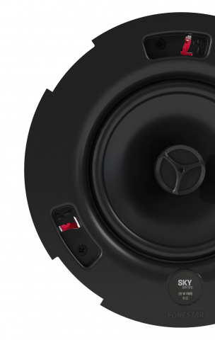 Fonestar SKY-6-DOME - voděodolný 2-pásmový vestavný reproduktor, 6" - bílá